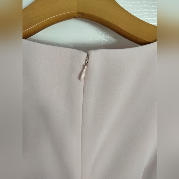 Calvin Klein Women's V-neck Sleeveless Belted Dress - Picture 4 of 16